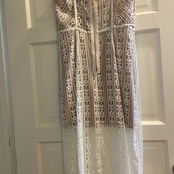 For Love and Lemons Dakota Lace Midi Dress Size S - Picture 5 of 5